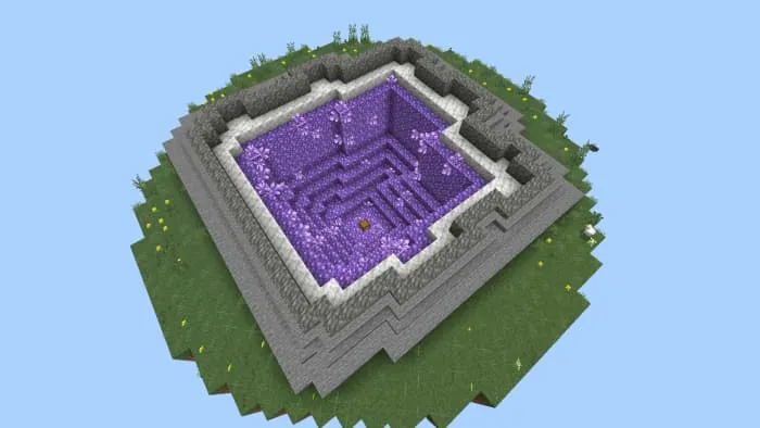 Аметистовый жеод остров