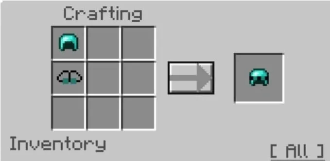 Крафт алмазного шлема ночного видения
