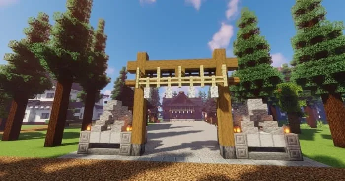 Вход в район