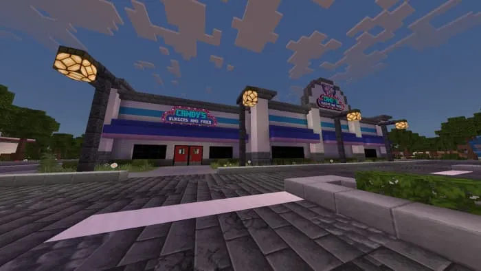 Вид на бургерную