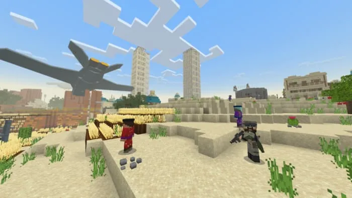 Самолет и ферма