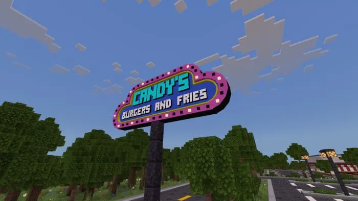 Знак бургерной