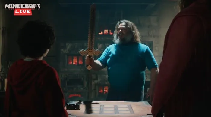 Стив из фильма по Майнкрафт