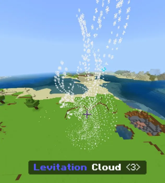 Частицы зоны левитации