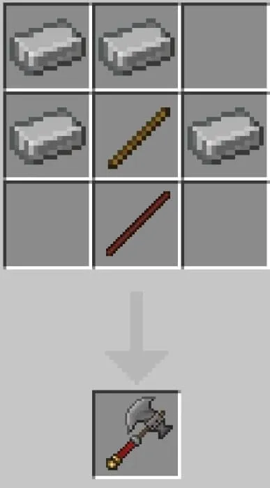 Крафт стального топора