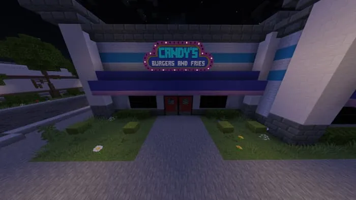 Вход в бургерную