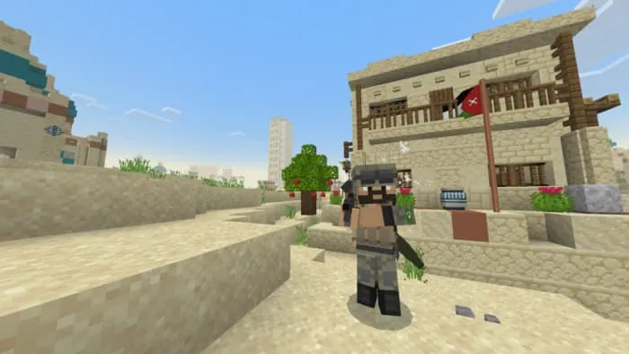 НПС солдат в пустыне