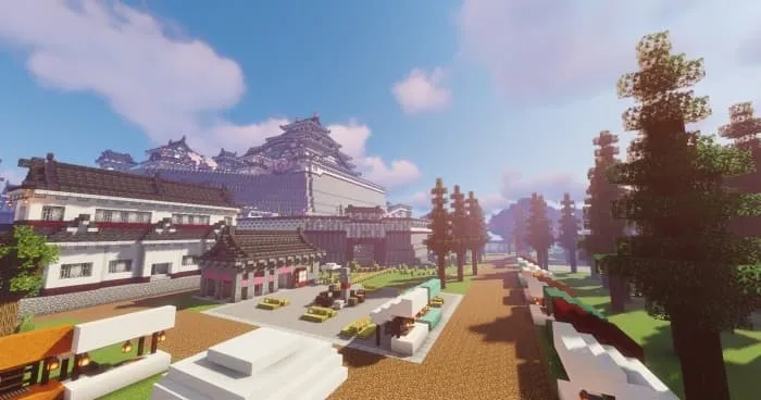 Районы храмами и торговыми площадями