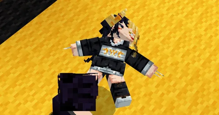 Побежденный босс Кицунэ