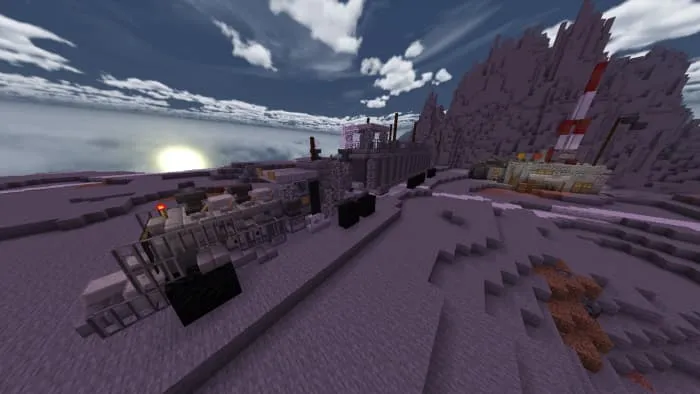 Машина в пустоши