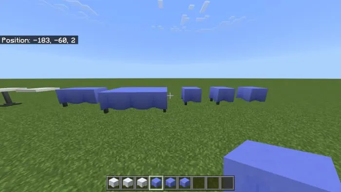 Голубые столы