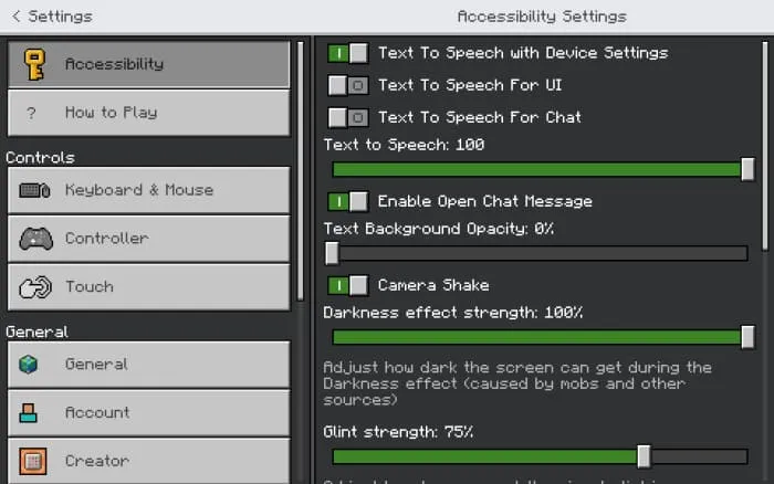 Новый вид ползунков настроек