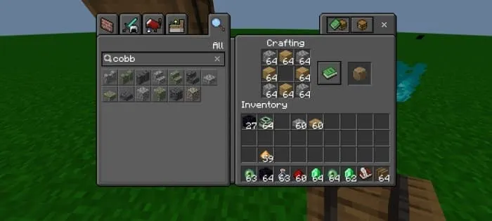 Крафт блока разрешить