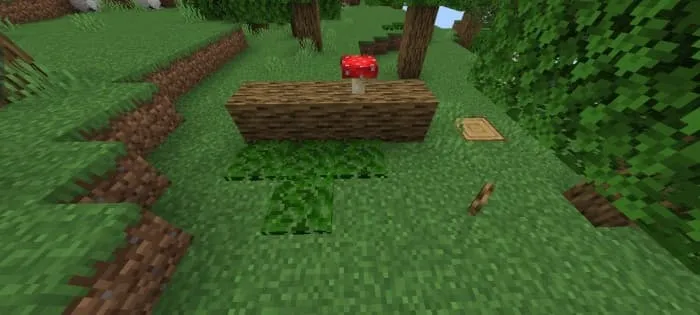 Декораций с бревном