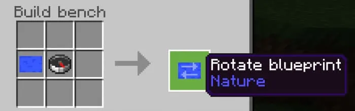 Крафт чертежа для поворота