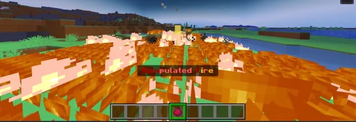 Игрок применил способность огня