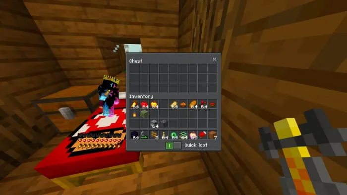 Новый вид интерфейса сундука