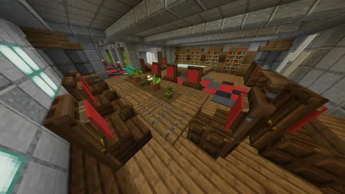 Гостиная для жителей бункера