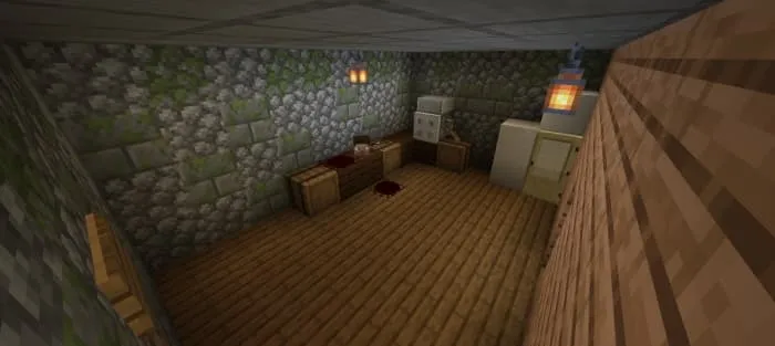 Кухня дома похитителя