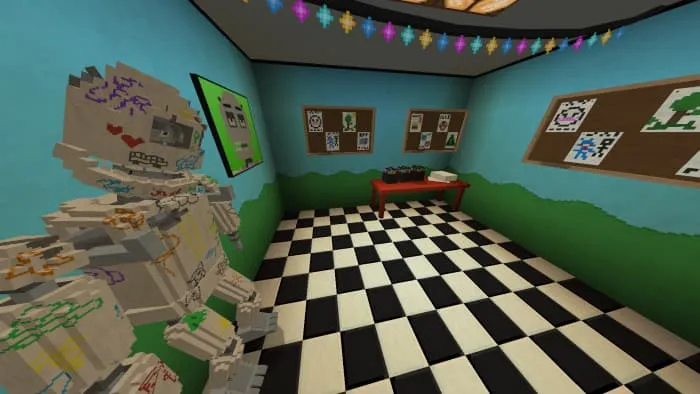 Разрисованный аниматроник