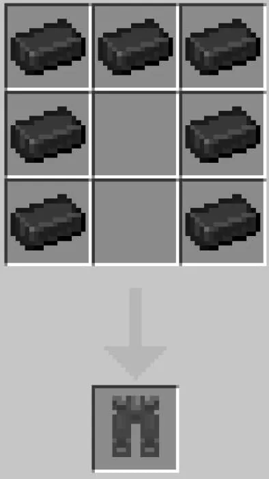 Крафт усиленных поножей