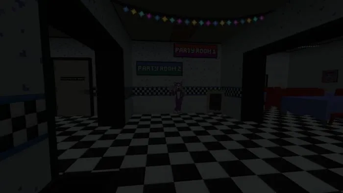 Здание ночью