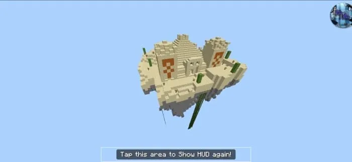 Остров с песчаным храмом