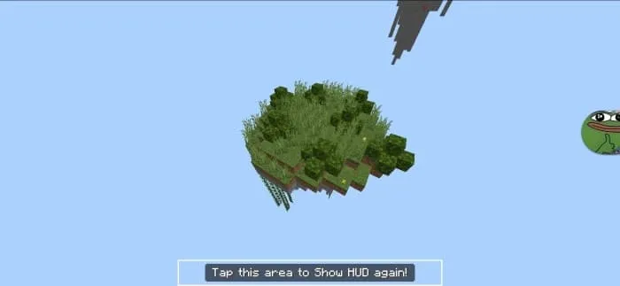 Остров с кустами