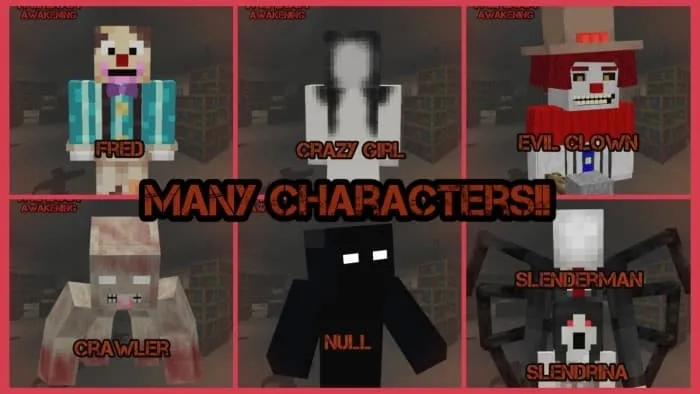 Жуткие персонажи