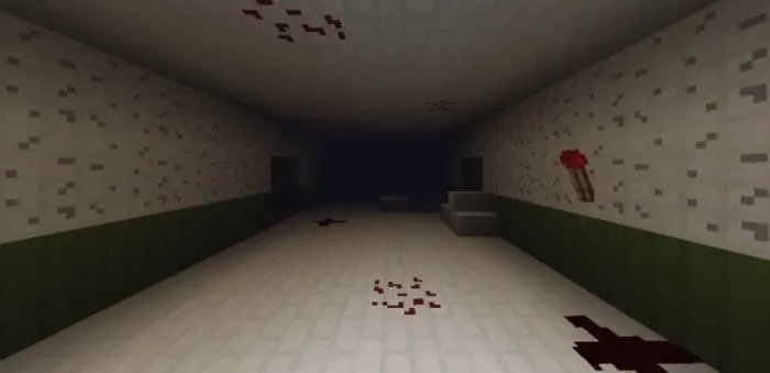 Коридор заброшенной больницы