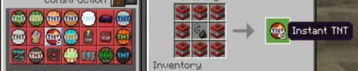 Крафт мгновенного TNT