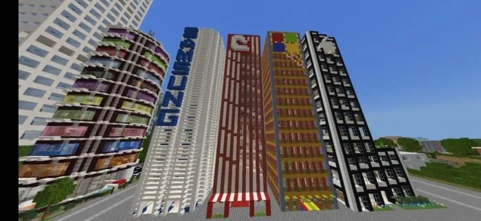 Огромные здания