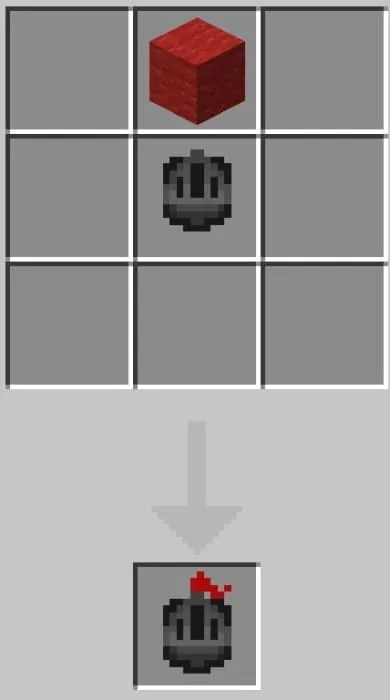 Крафт усиленного шлема с хвостиком