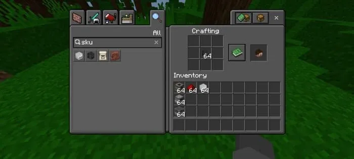 Крафт головы игрока №1