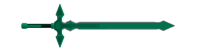 3D модель изумрудного меча