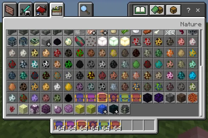 Настраиваемые сундуки в инвентаре