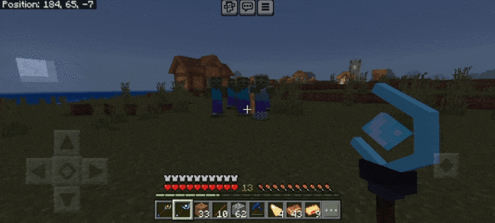 Посох льда против зомби