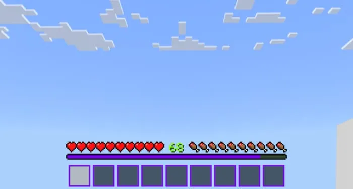 Фиолетовая панель быстрого доступа