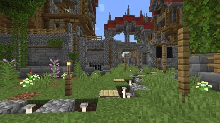 Вход в деревню