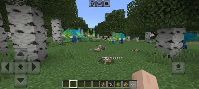 Зелёные и белые динозавры