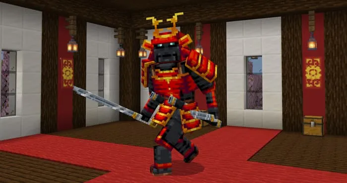 Вид босса самурая