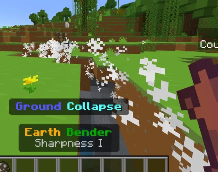 Активация способности землетрясения