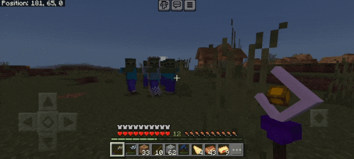 Посох молнии против зомби