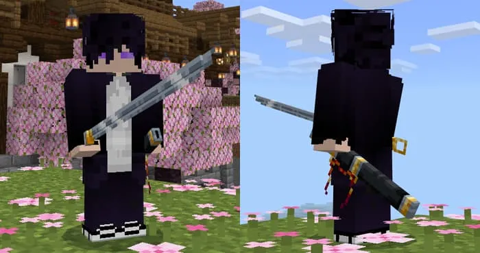 Игрок с катаной самурая