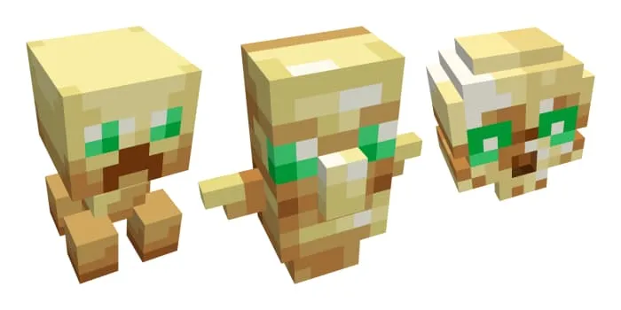 Тотем крипера и тотем в виде черепа