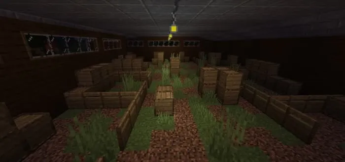 Ангар внутри