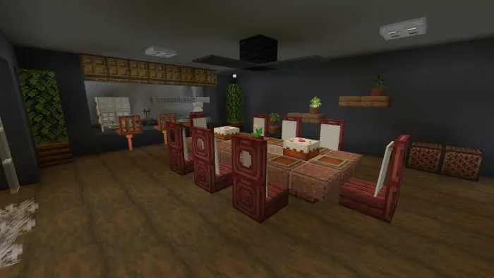 Гостиная в подземном доме