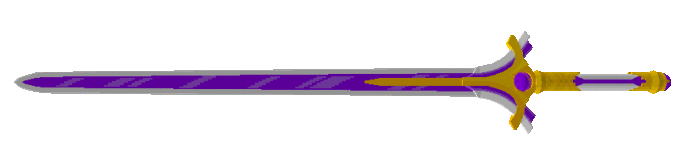 3D модель фиолетового меча