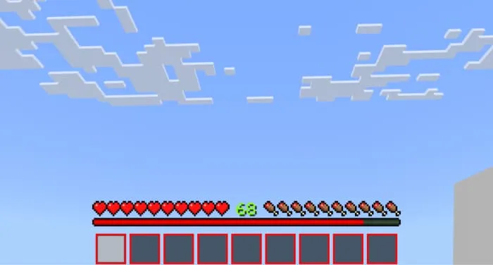 Красная панель быстрого доступа