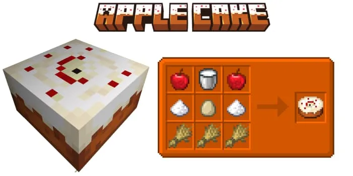 Крафт яблочного торта